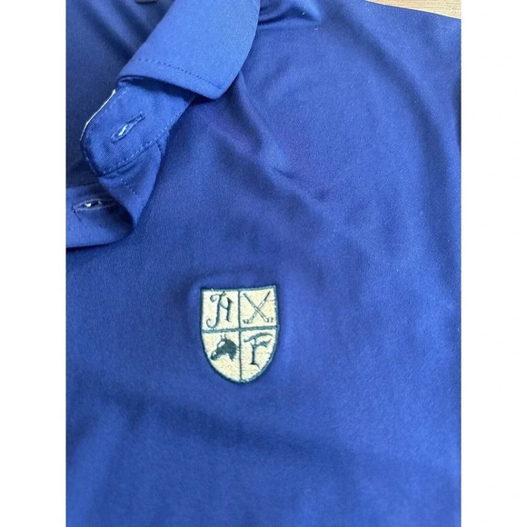 Grayson Golf Polo Shirt Mens 2XX Large Performance Blue Stretch Made Peru - Picture 8 of 12